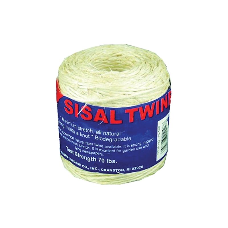 Buy T.W. Evans Cordage 15-209 2-Ply Twine, 300 ft L, Sisal, Natural Natural