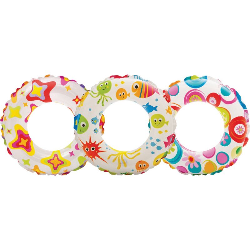 Intex Lively Print Swim Ring Assorted, Tube