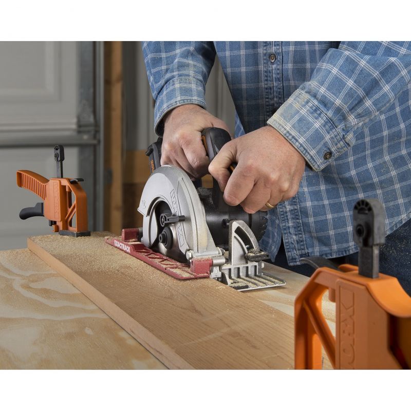 WORX WX530L Circular Saw, Battery Included, 20 V, 6-1/2 in Dia Blade, 0 to 50 deg Bevel