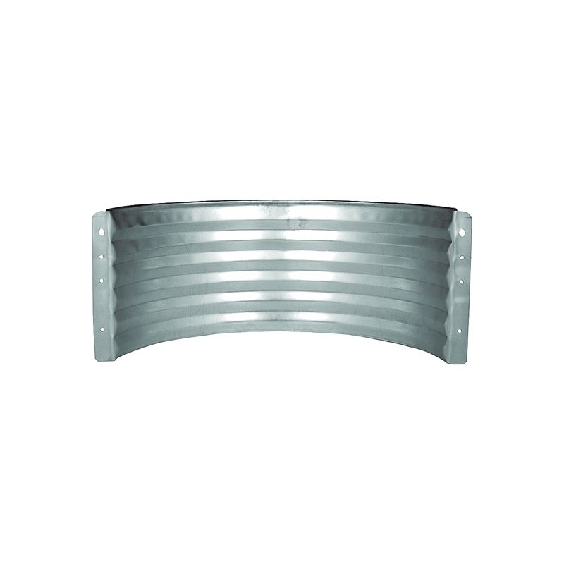 Marshall Stamping AWR18/682 Area Wall, 16 in L, 37 in W, 18 in H, Galvanized Steel