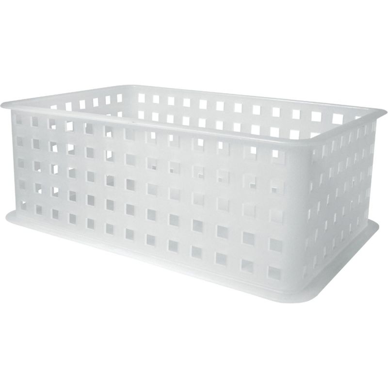 InterDesign Modulon X2 Storage Basket Clear
