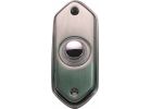 IQ America Pewter Lighted Doorbell Button Pewter