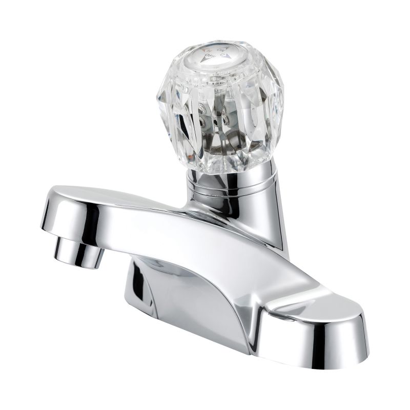Boston Harbor F4510043CP Lavatory Faucet, 1.2 gpm, 1-Faucet Handle, 3-Faucet Hole, Metal/Plastic, Chrome Plated Chrome