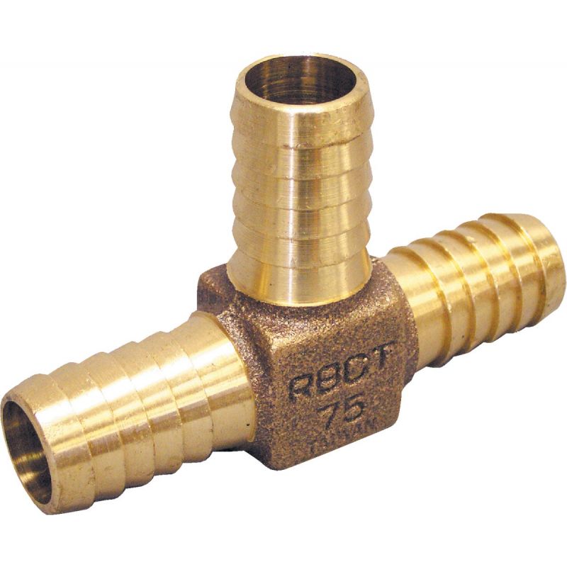 Merrill Low Lead Brass Barbed Tee 3/4&quot;
