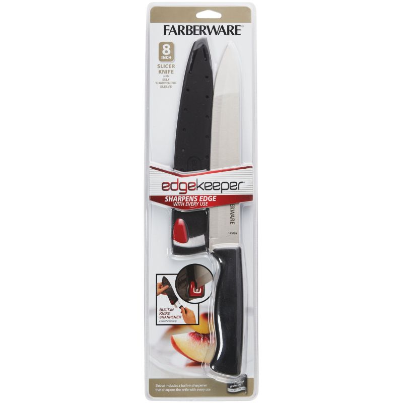 Farberware 8.5 In. All-Purpose Black Shears with Edgekeeper Sheath