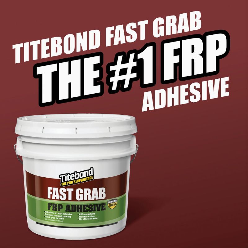 Titebond GREENchoice FAST GRAB FRP Adhesive Beige, 1 Gal.