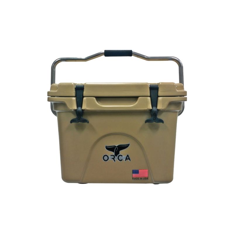 Orca ORCT020 Cooler, 20 qt Cooler, Tan, Up to 10 days Ice Retention Tan
