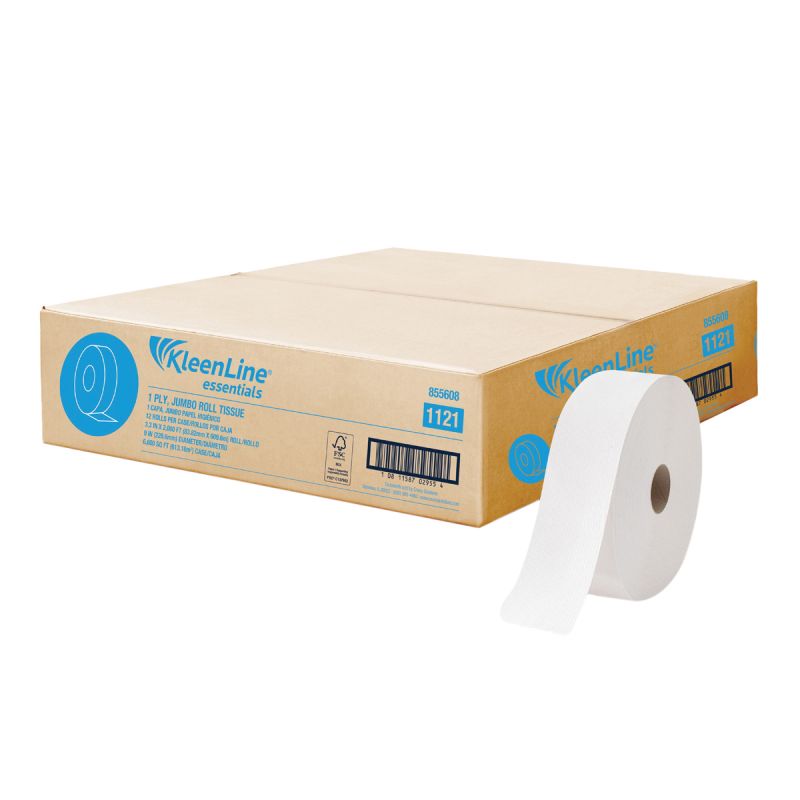 North American Paper Classic Series 422806 Bathroom Tissue, 2000 ft L Roll, 1-Ply, Paper White