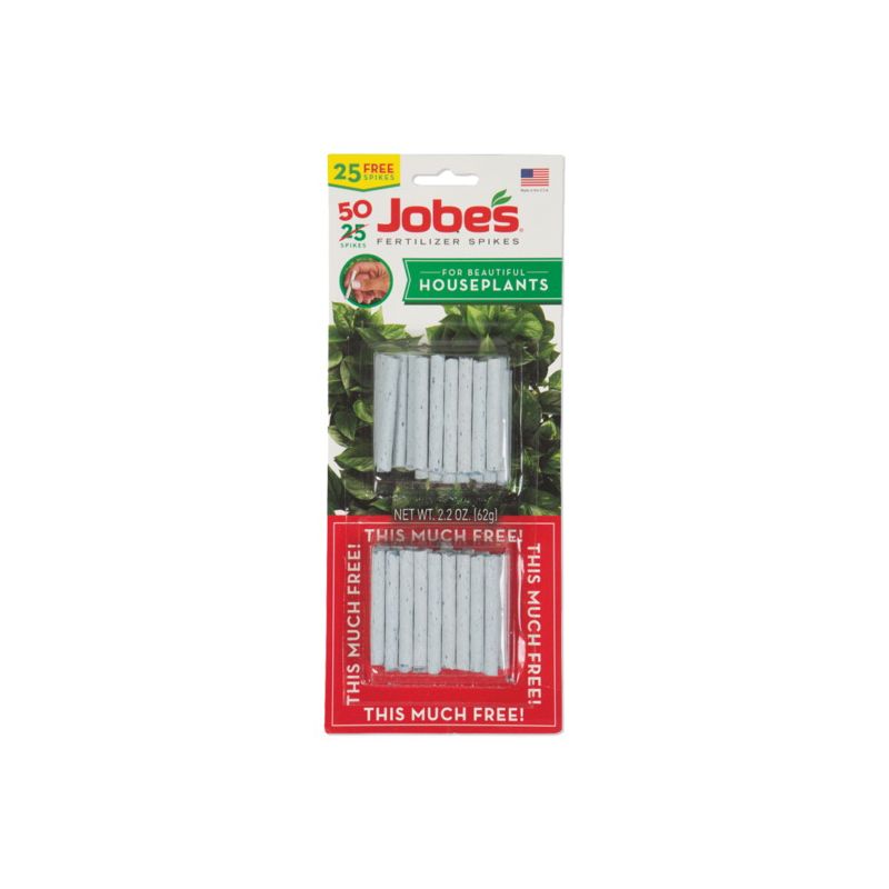Jobes 05231T Plant, Spike, 13-4-5 N-P-K Ratio White (Pack of 18)