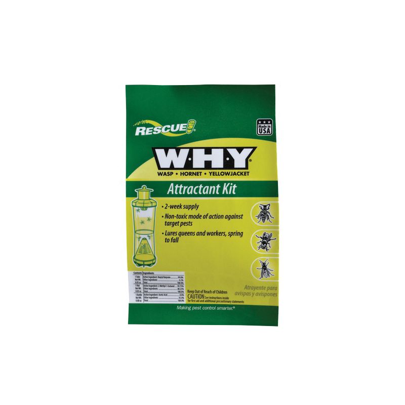 Rescue W•H•Y WHYTA-DB16-C Trap Attractant Kit, For: Wasps, Hornets and Yellowjackets