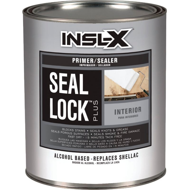 Insl-X Seal Lock Plus Alcohol Base Interior Primer White, 1 Qt.