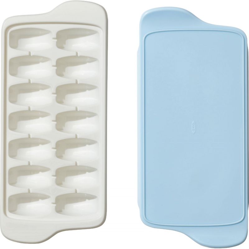 OXO Good Grips Ice Cube Tray with Cover White/Blue
