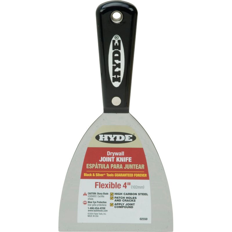 Hyde Black &amp; Silver Professional Flexible Joint Knife