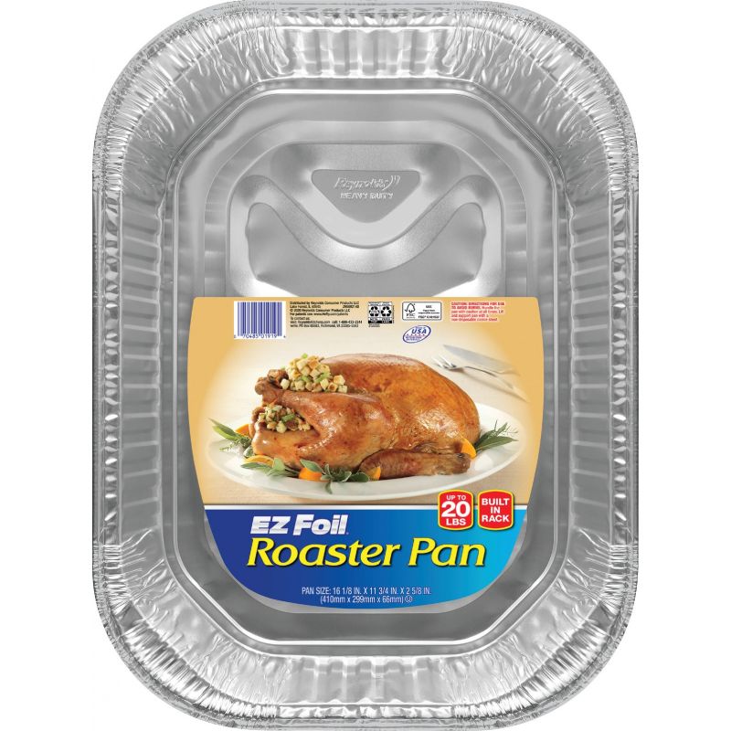 EZ Foil Crown Classic Rack &#039;N&#039; Roast Roaster Pan (Pack of 12)
