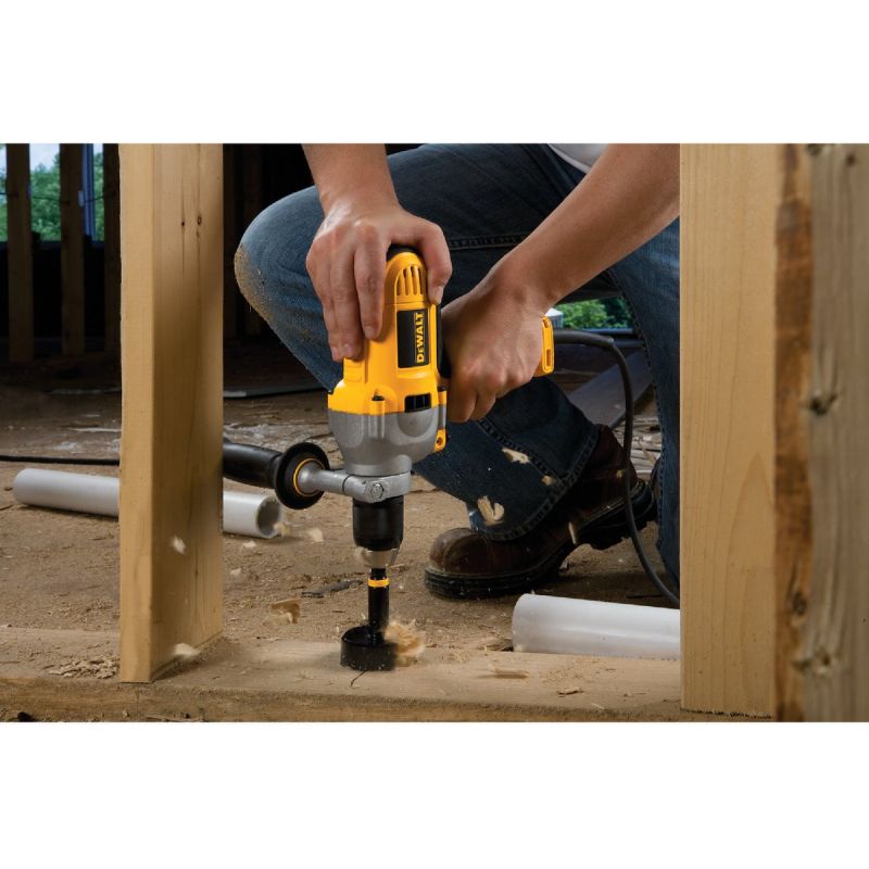 DeWalt 1/2 In. VSR Electric Drill with Mid-Handle Grip 10