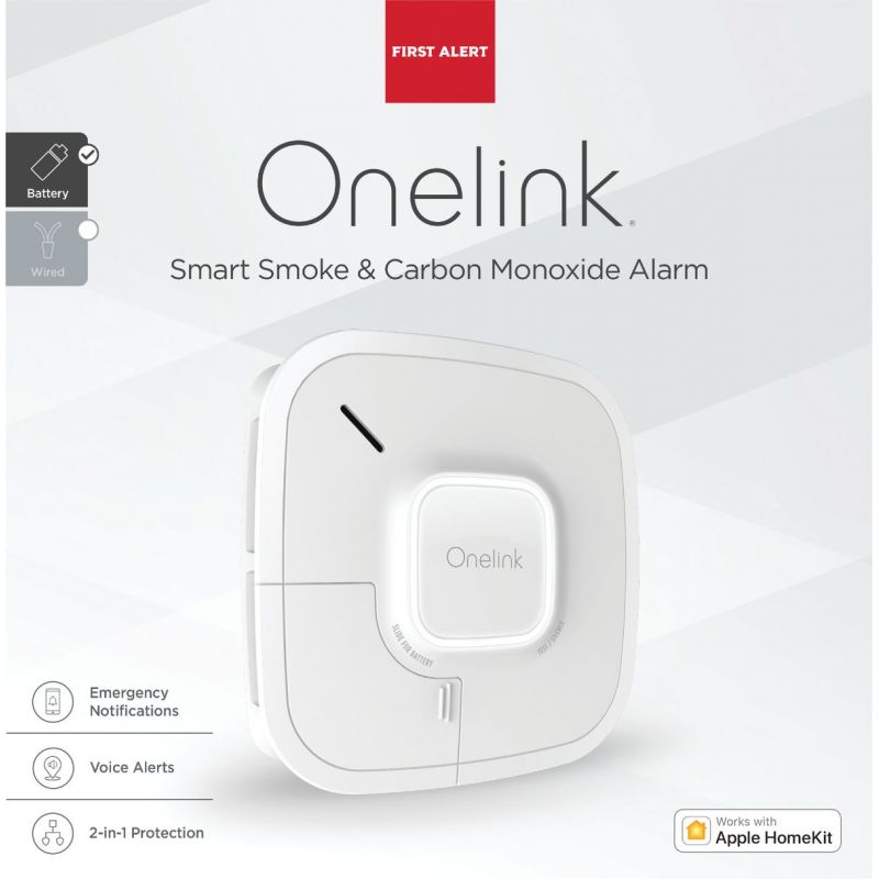 First Alert Onelink D/C Smart Carbon Monoxide/Smoke Alarm White