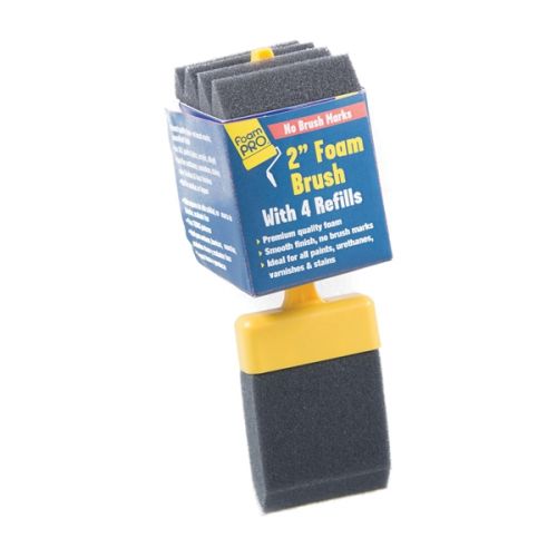 Vulcan 850140 Paint Brush, 4 W in Brush, Foam Brush, Plastic