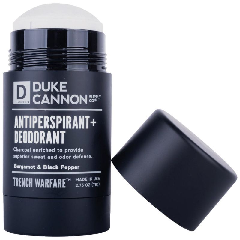 Duke Cannon Trench Warfare Antiperspirant + Deodorant 2.75 Oz., White
