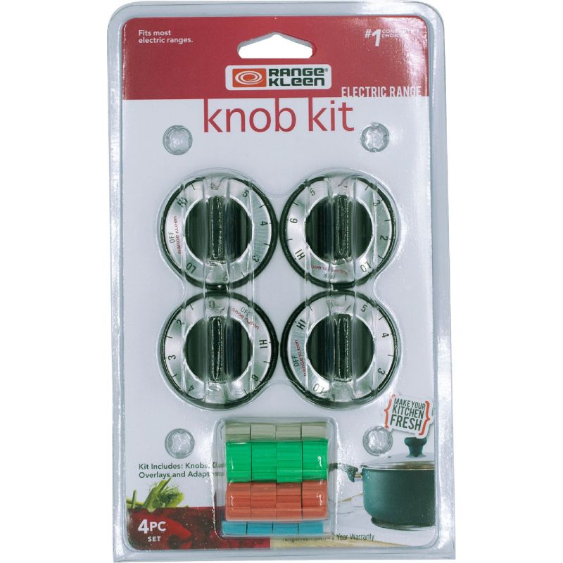 Range Kleen Replacement Electric Range Knob Kit Universal