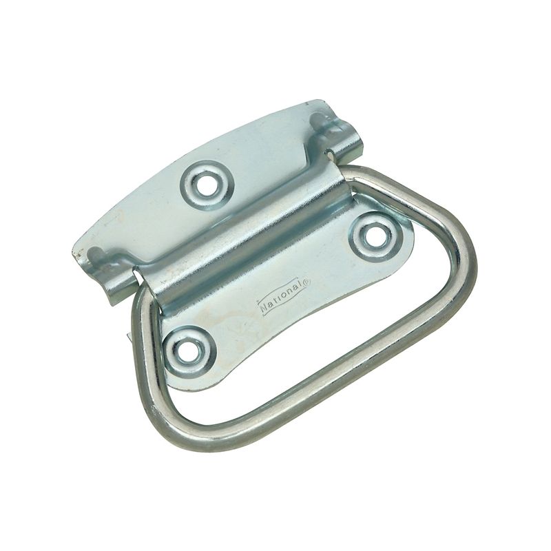 National Hardware V175 Series N203-760 Chest Handle, 3.35 in L, 2-3/4 in W, Steel, Zinc