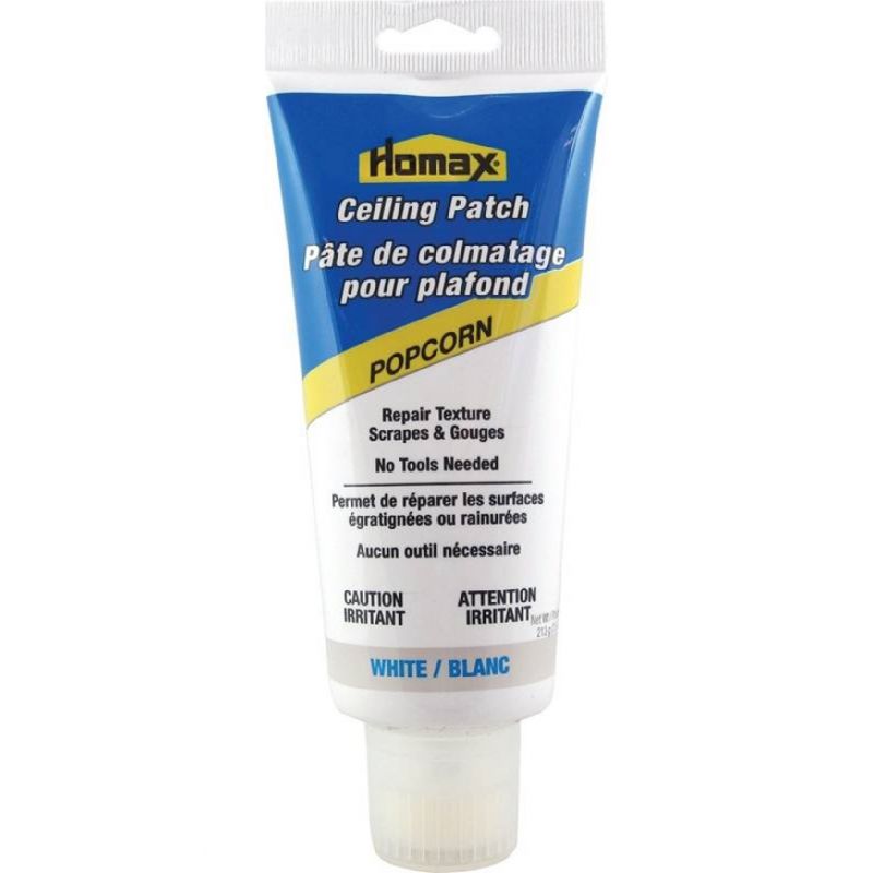 Homax 5925 Ceiling Texture, Liquid, White, 7.5 oz Tube White