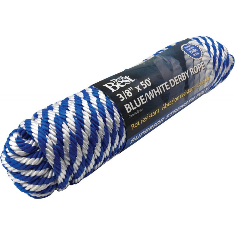 Do it Best Derby Polypropylene Packaged Rope Blue/White
