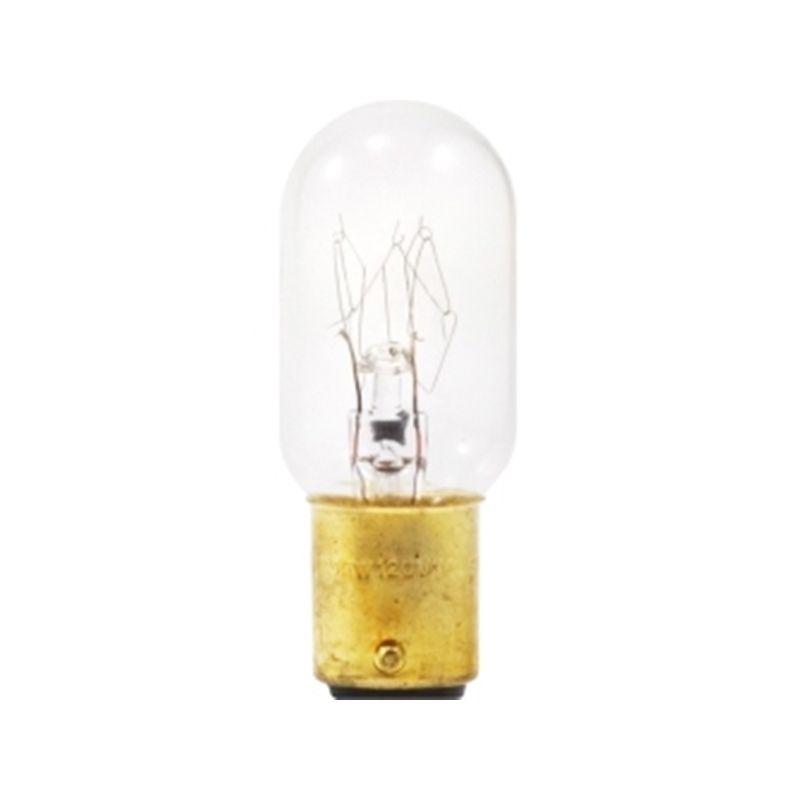 Sylvania 18200 Incandescent Lamp, 15 W, T7 Lamp, Double Contact Bayonet Lamp Base, 110 Lumens, 2850 K Color Temp (Pack of 12)