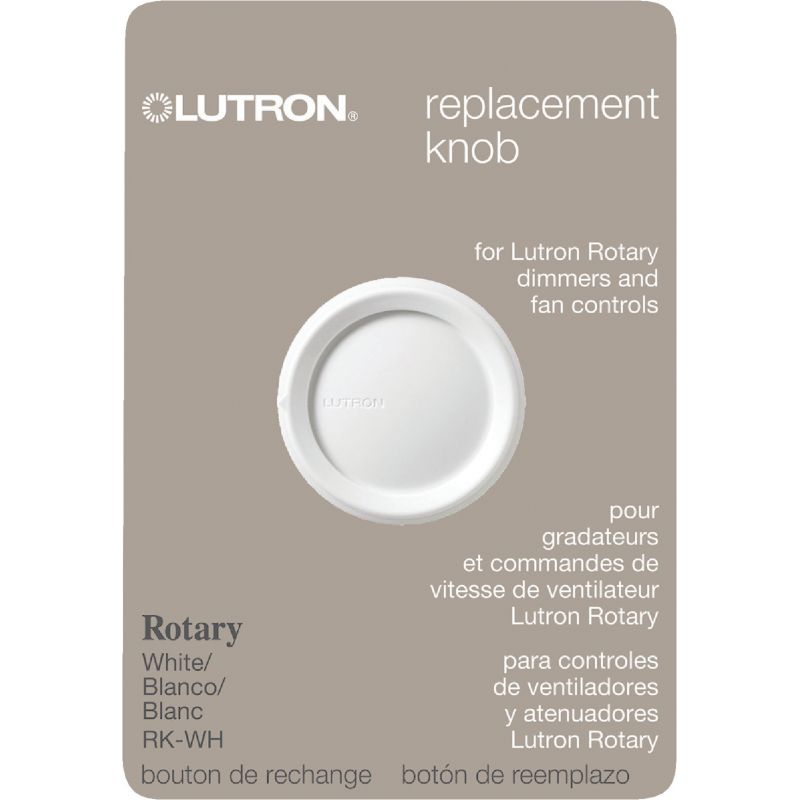 Lutron Rotary Dimmer Knob White