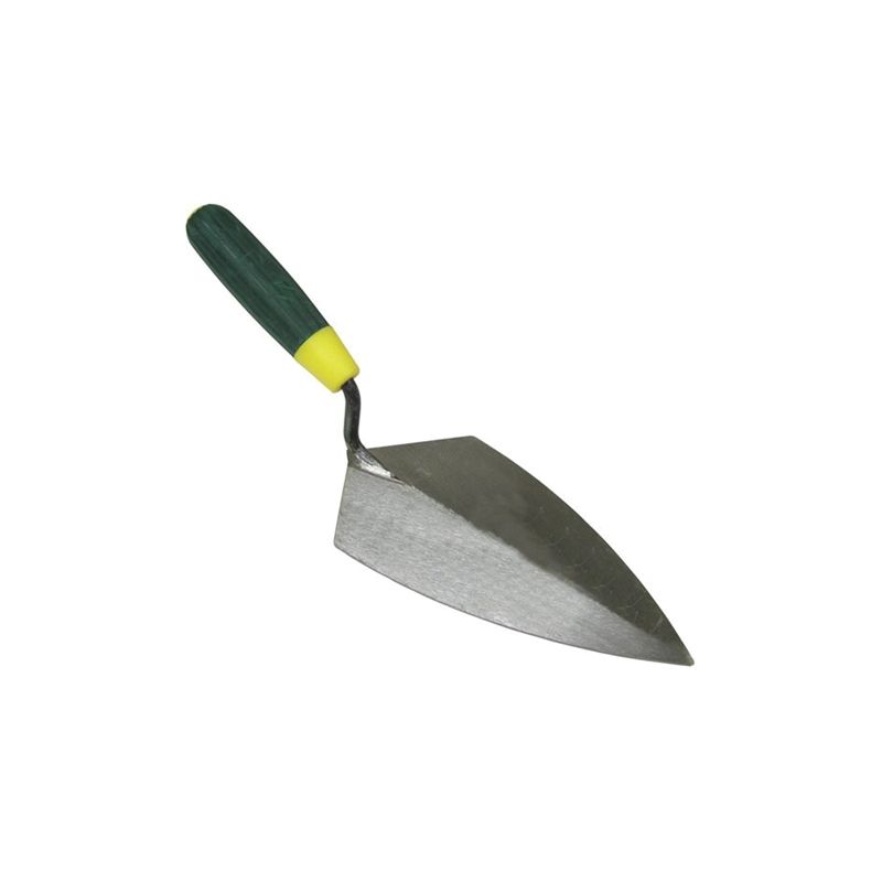Richard PP-308 Pointing Trowel, 8 in L Blade, 4-1/4 in W Blade, HCS Blade, Rubber Handle 8 In
