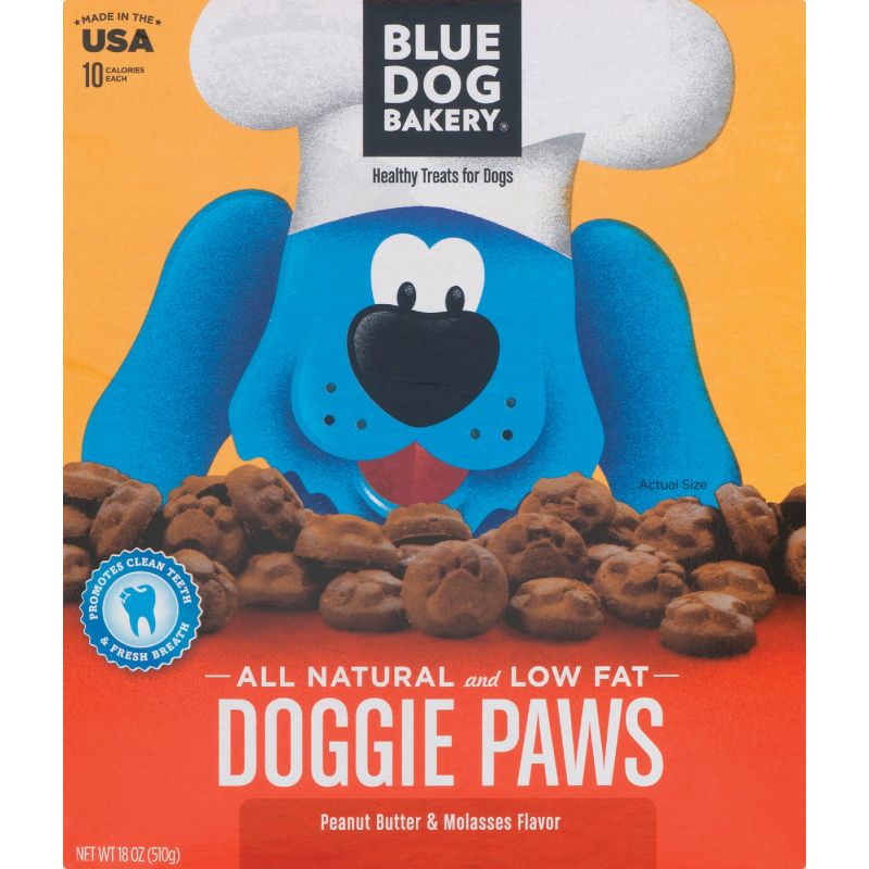 Blue Dog Bakery Doggie Paws Dog Treat 18 Oz.