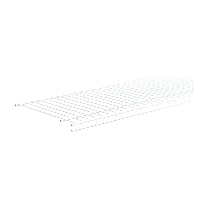 ClosetMaid SuperSlide 4735 Wire Shelf, 70 lb, 1-Level, 16 in L, 72 in W, Steel, White White
