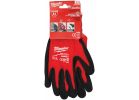 Milwaukee Nitrile Coated Cut Level 1 Work Glove L, Red &amp; Black