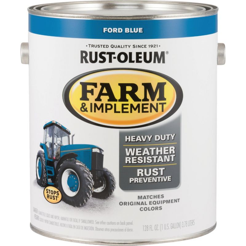 Rust-Oleum Farm &amp; Implement Enamel 1 Gal., Ford Blue