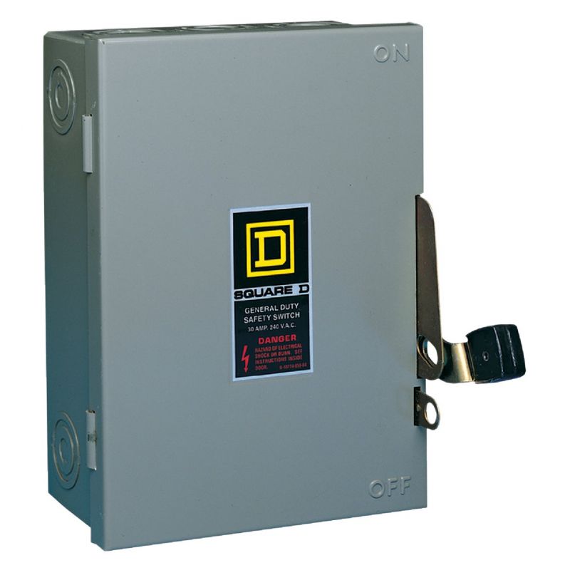 Square D Fusible Safety Switch With Neutral 30