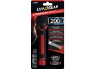 Life Gear Storm Proof LED Flashlight &amp; Signal Light Black/Red