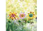 Alpine Daisy Garden Stake Lawn Ornament Assorted (Pack of 24)