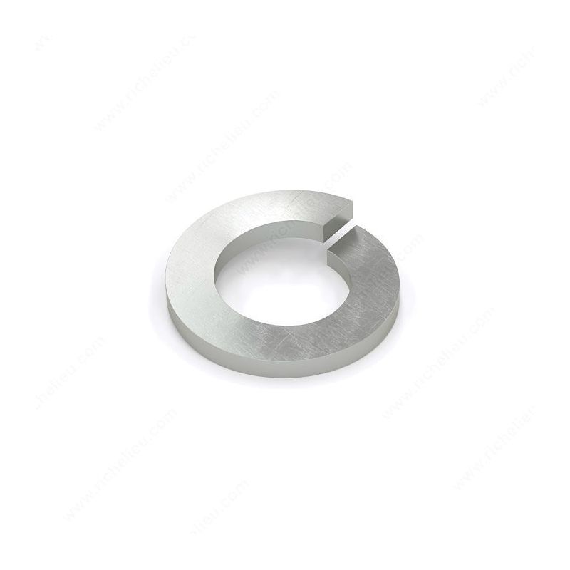 Reliable SLWZ14VP Spring Lock Washer, 17/64 in ID, 31/64 in OD, 1/16 in Thick, Steel, Zinc, 100/BX