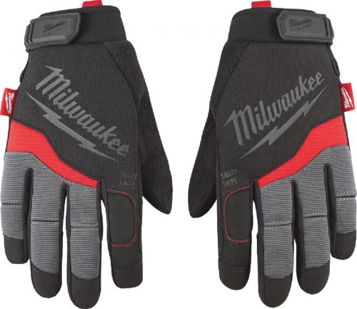 Buy Milwaukee 48-22-8713 Work Gloves, Men's, XL, 7.87 to 8.1 in L,  Reinforced Thumb, Elastic Cuff, Synthetic Leather XL, Black/Red