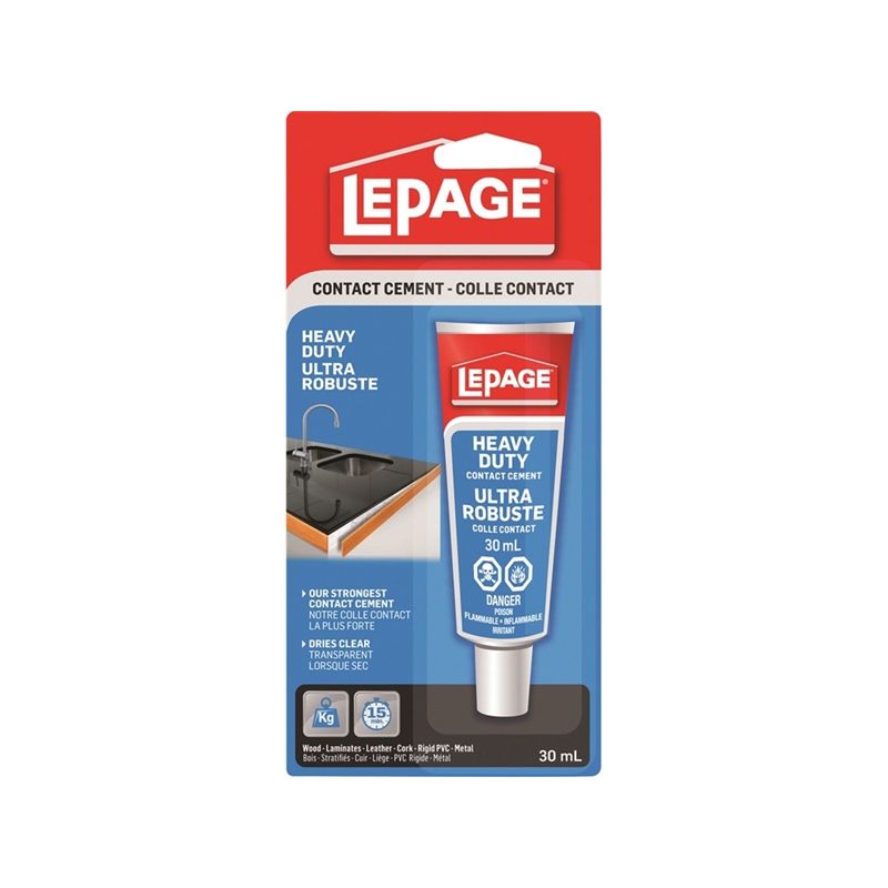 Buy LePage 1504725 Heavy-Duty Contact Cement, Liquid, Solvent, Tan