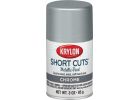 Krylon Short Cuts Enamel Spray Paint Chrome, 3 Oz.