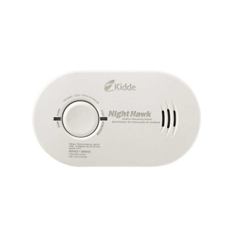 Kidde NightHawk 900-0233 Carbon Monoxide Alarm, 30 to 999 ppm, +/-30 % Accuracy, 4 to 15 min Response, 85 dB, White White