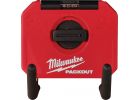 Milwaukee PACKOUT 4 In. Straight Storage Hook Red