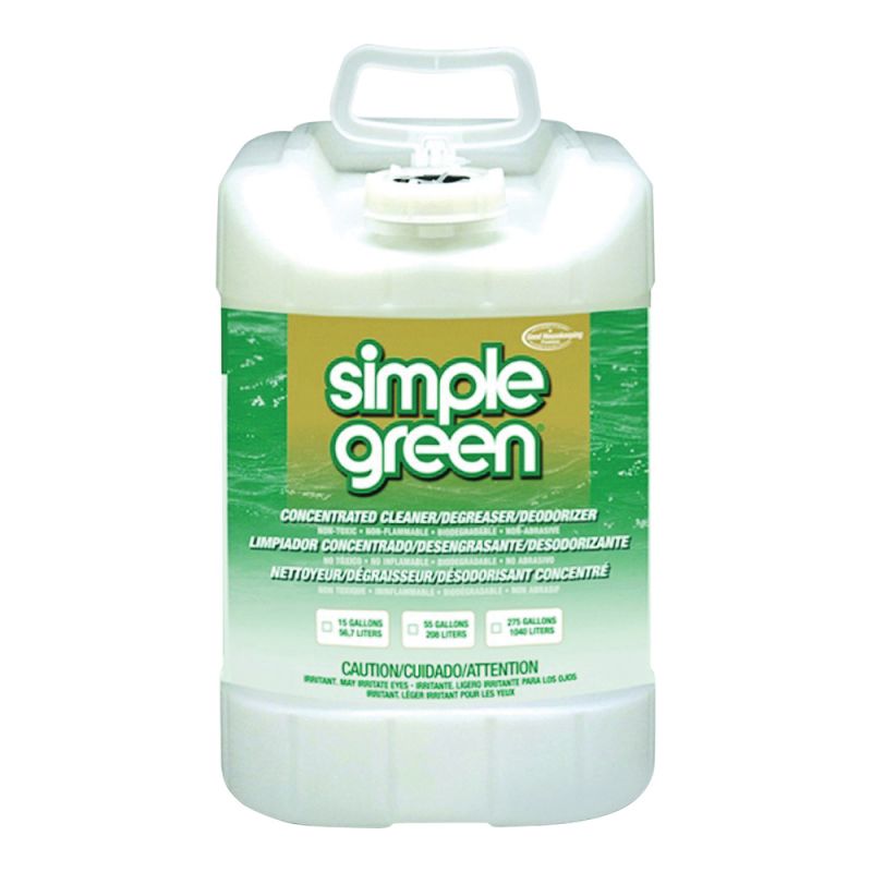 Simple Green 2700000113006 All-Purpose Cleaner, 5 gal Pail, Liquid, Sassafras, Translucent Green Translucent Green