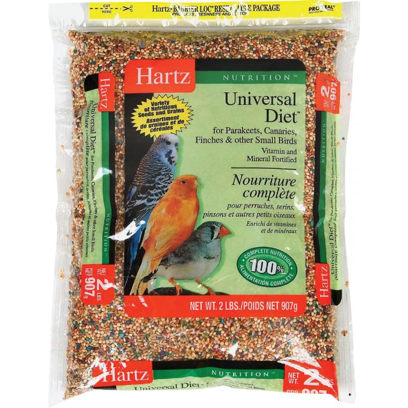 Hartz Nutrition Universal Diet Bird Food 2 Lb.