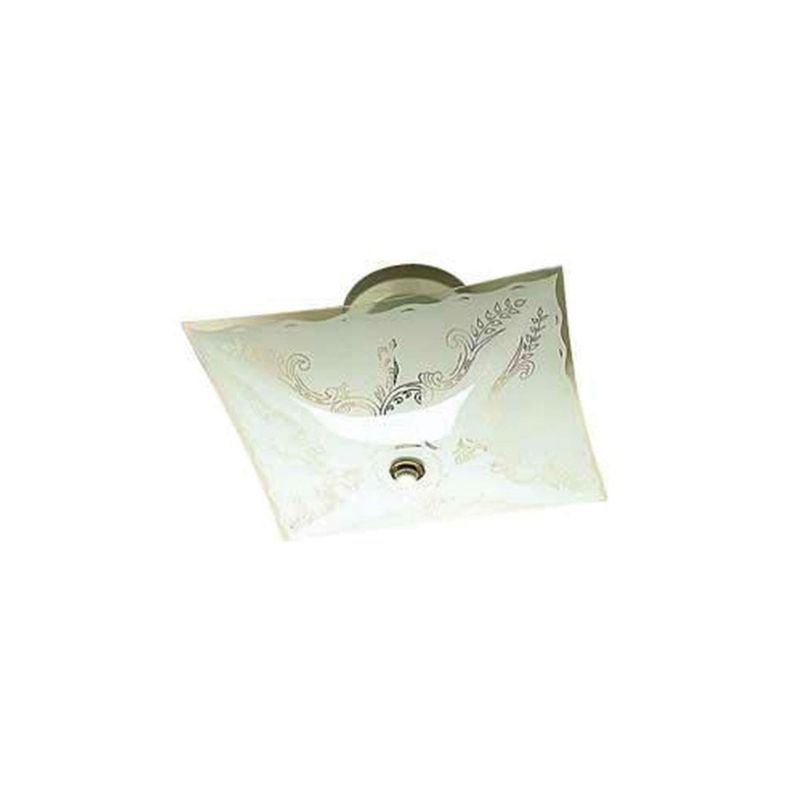 Canarm ICL7WH Ceiling Light Fixture, 60 W, 2-Lamp, A Lamp, Steel Fixture, White Fixture