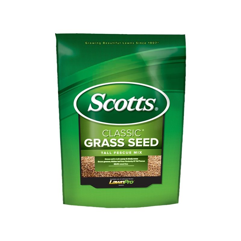 Scotts 17327 Tall Fescue Mix Grass Seed, 20 lb Bag Light Straw