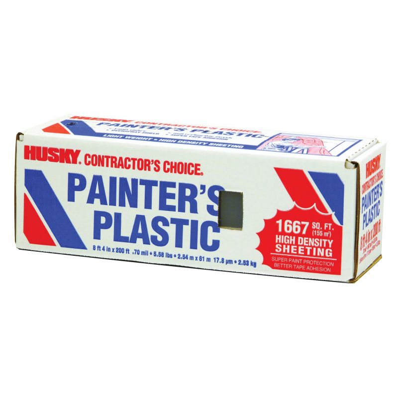 Poly-America 070100H Painter&#039;s Sheeting, 200 ft L, 8 ft 4 in W