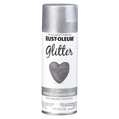 Rust-Oleum 301495 Specialty Glitter Spray Paint, 10.25 oz, Gold