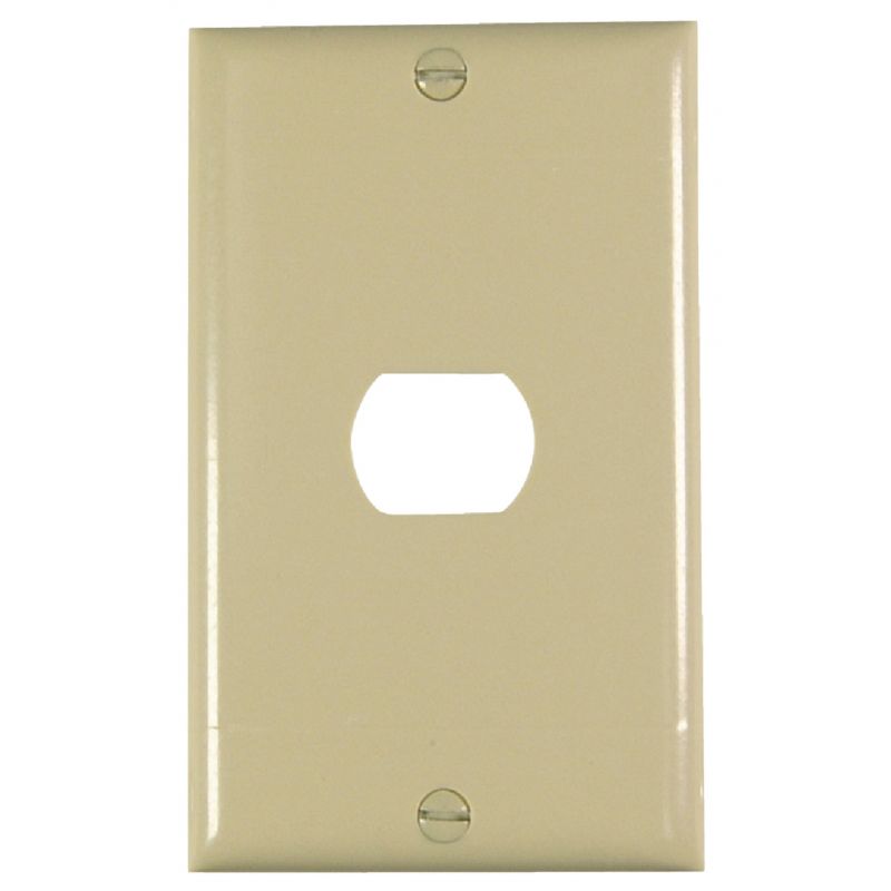 Pass and Seymour Ribbed Wall Plate Ivory