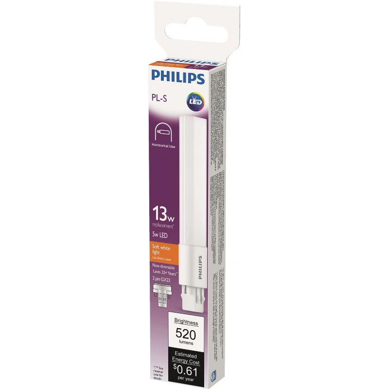 Philips PL-S LED Tube Light Bulb